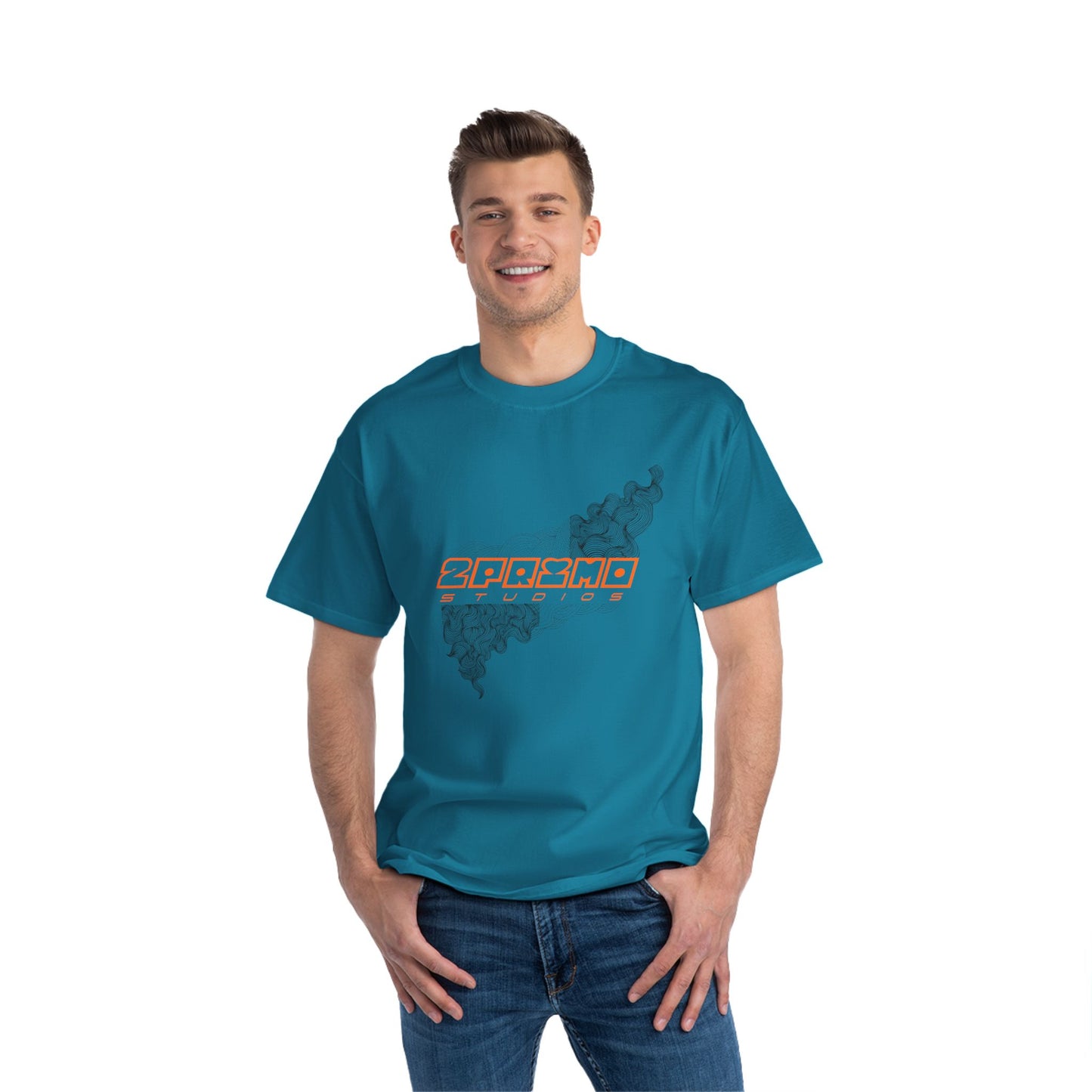 BEEFY TEE SHIRT - MOUNTAINS