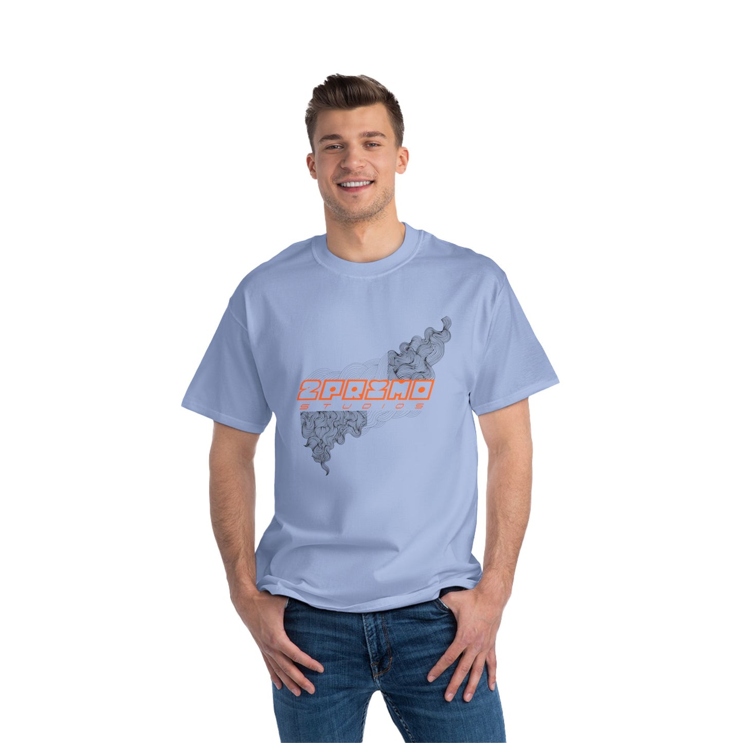 BEEFY TEE SHIRT - MOUNTAINS