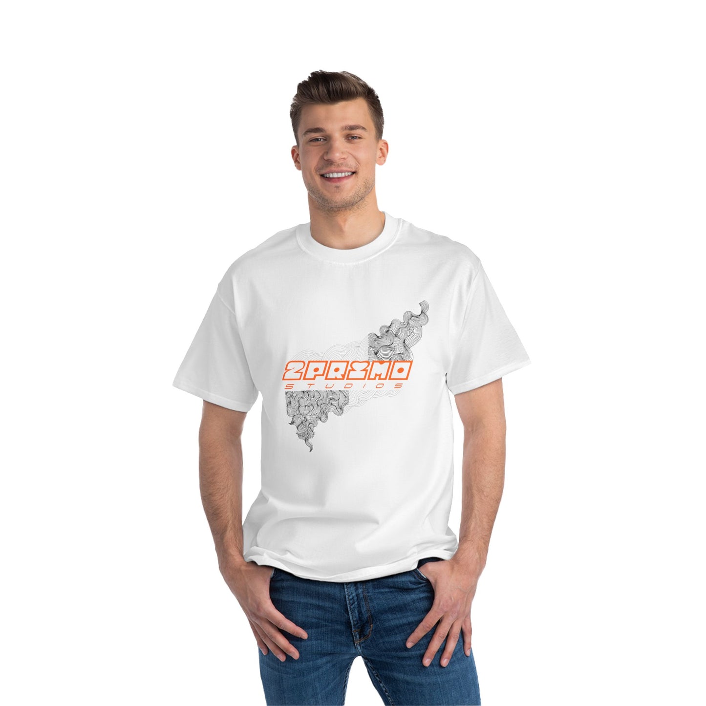 BEEFY TEE SHIRT - MOUNTAINS