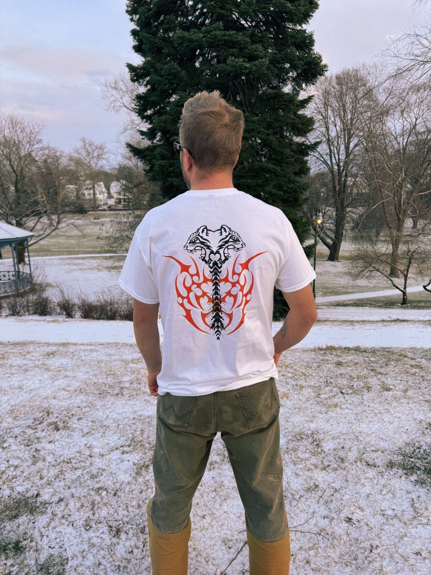 COTTON TEE - SPIKEY SPINE